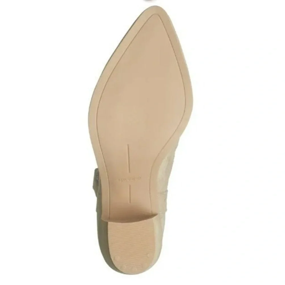 Dolce‎ Vita Tan Suede Sonya Glitter Western Boots Sz. 7.5